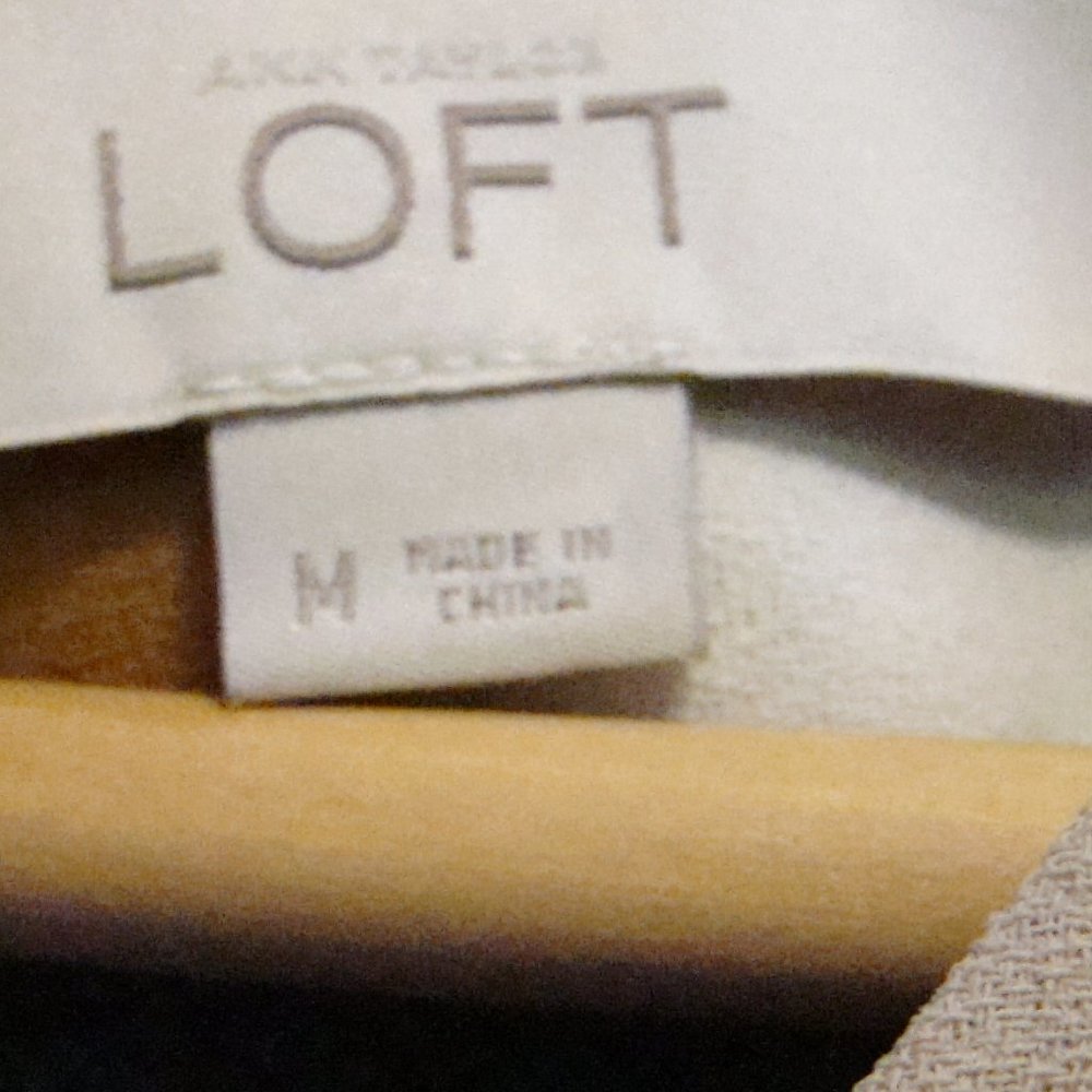 Loft color block Mondrian look tunic summer sleeveless dress, size M - Picture 4 of 6